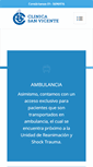 Mobile Screenshot of clinicasanvicente.com.pe
